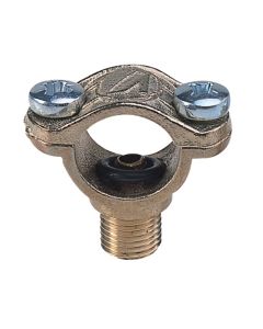 Brida Bronce Conexion 1/4" Macho