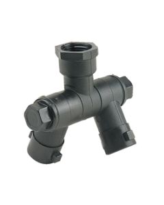 Portaboquilla Articulado Doble 3/8" H B.Presion Bayoneta