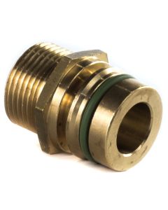 Racor Bronce Conexion Rapida Hoquilla T2 Rosca 3/4