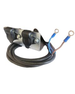 Soporte Cable Alimentacion Enchufe Hembra Doble 3 Polos - 2 Posiciones