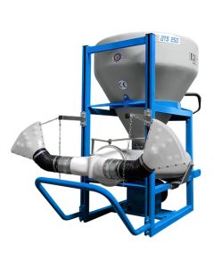 Azufradora Suspendida DTS-250 L, turbina 400 mm, 2 Salidas