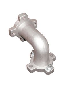 Codo 90° con Bridas Aluminio