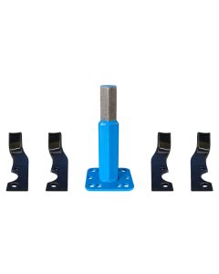 Kit 4 Cuchillas c/Soporte GM135-150  9 y 12 HP