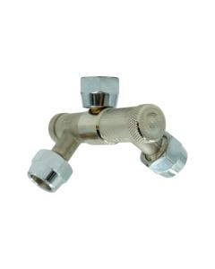 Portaboquilla Multiplicador de Gota IMPAC Doble Tuerca 3/8" HI  c/tuercas